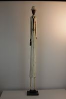 Afrikanische Holzfigur Arzt 105 cm Skulptur