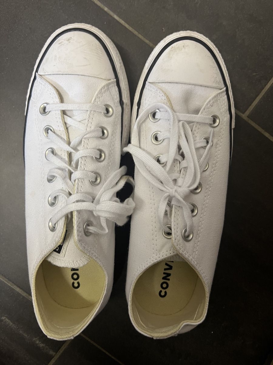 Converse Scarpe da donna: Weisse Converse Chucks Gr. 39 Platform Schuhe Turnschuhe – Usato da Sursee venduto da kni_qmh2