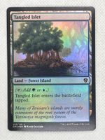 Magic the Gathering Tangled Islet Foil neuwertig
