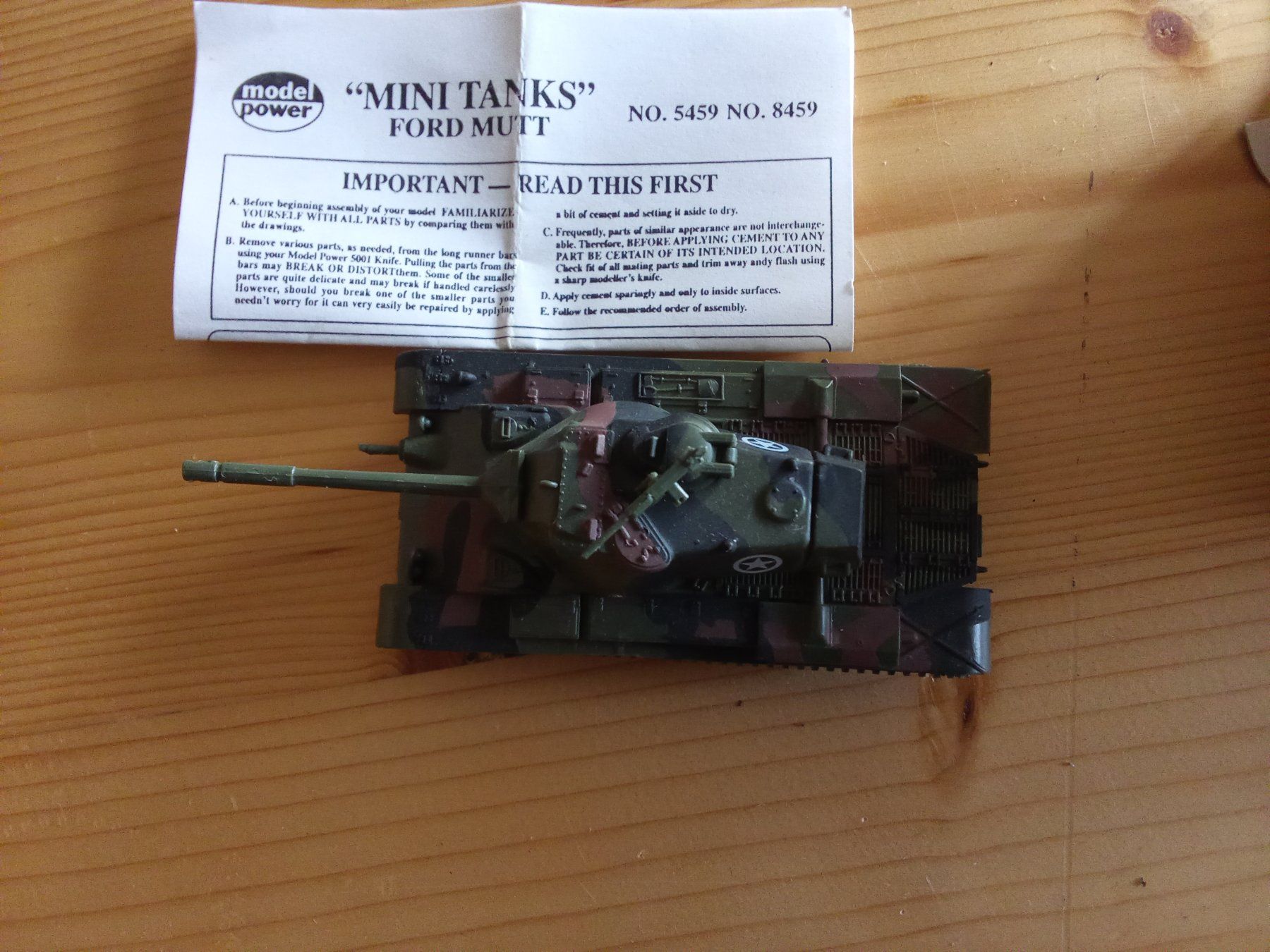 Schweizer Armee Modellbausätze & Standmodelle: Militär Panzer Patton U.S. Army H0 1:87 – Gebraucht aus Siblingen von Jayuah 1