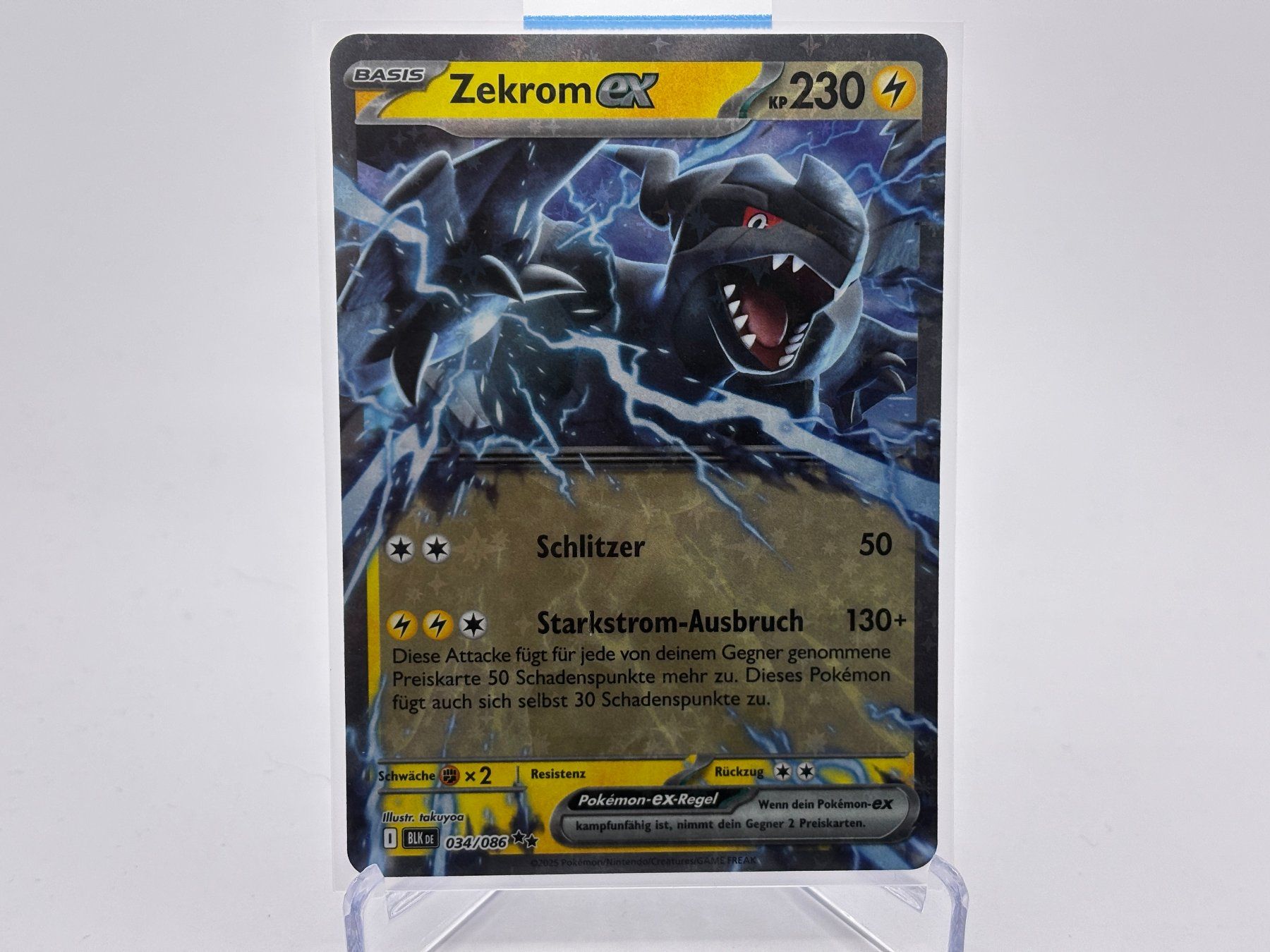 Pokémon Carte collezionabili: Schwarze Blitze - Zekrom ex  (BLK 34) - DE – Nuovo (secondo la descrizione) da Allschwil venduto da Bullach