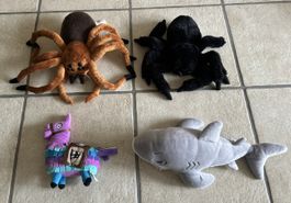Plüschtiere Spinnen, Fortnite Lama, Hai