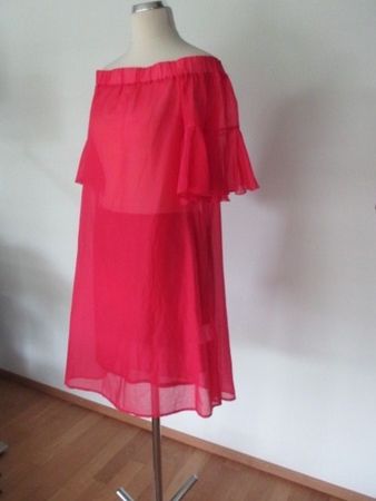 CHRISTINAEFFE Sommer Strand -Tunika pink rot S-M