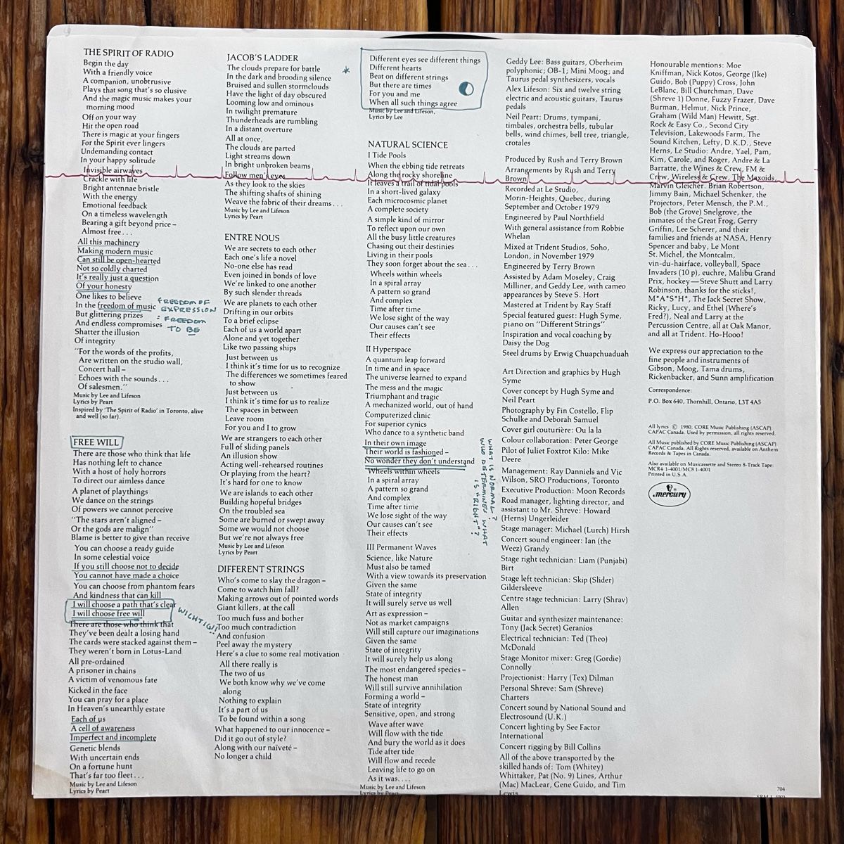 Dischi in vinile: Rush "Permanent Waves" - Vinyl VG+ – Usato da Umiken venduto da mar_p7n9 3