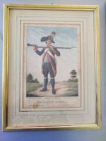 2 Historische Soldaten Bilder gerahmt 