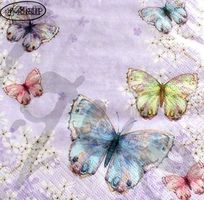 Serviette bellissima lila (1305) 2Stk.