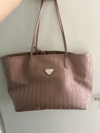 MOLERUS Tasche Shopper mit Pochette altrosa guter Zustand