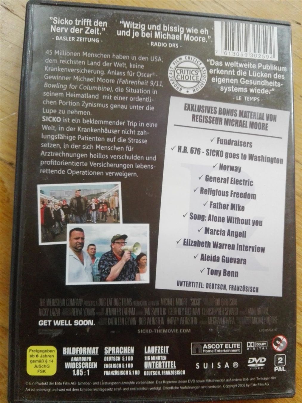 Tutti i DVDs: 4x Michael Moore   (Dokumentation DVDs) – Usato da St. Gallen venduto da elkapone 2
