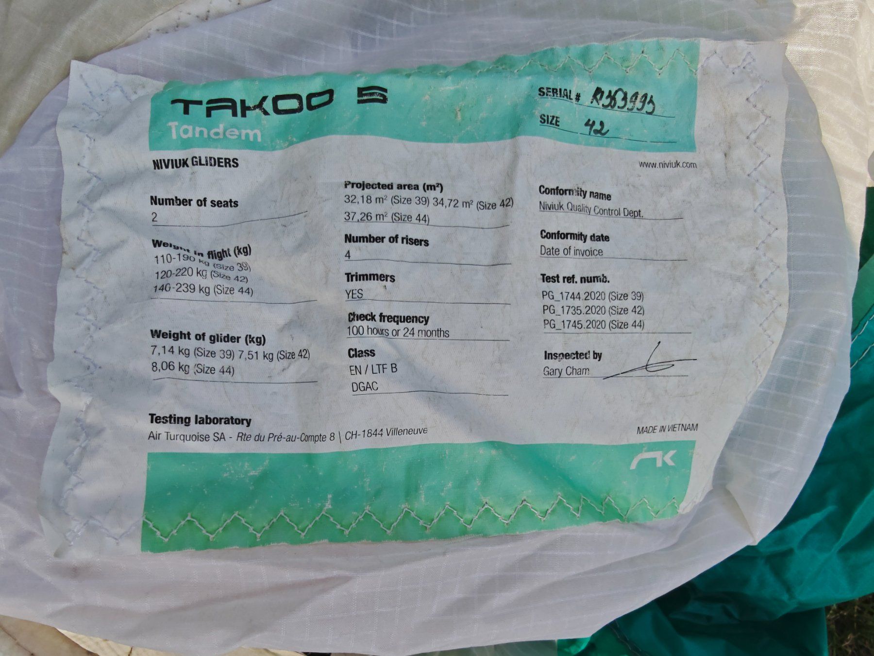 Niviuk Flug- & Drachensport: Takoo 5 – Gebraucht aus Bern von realvalntn 1