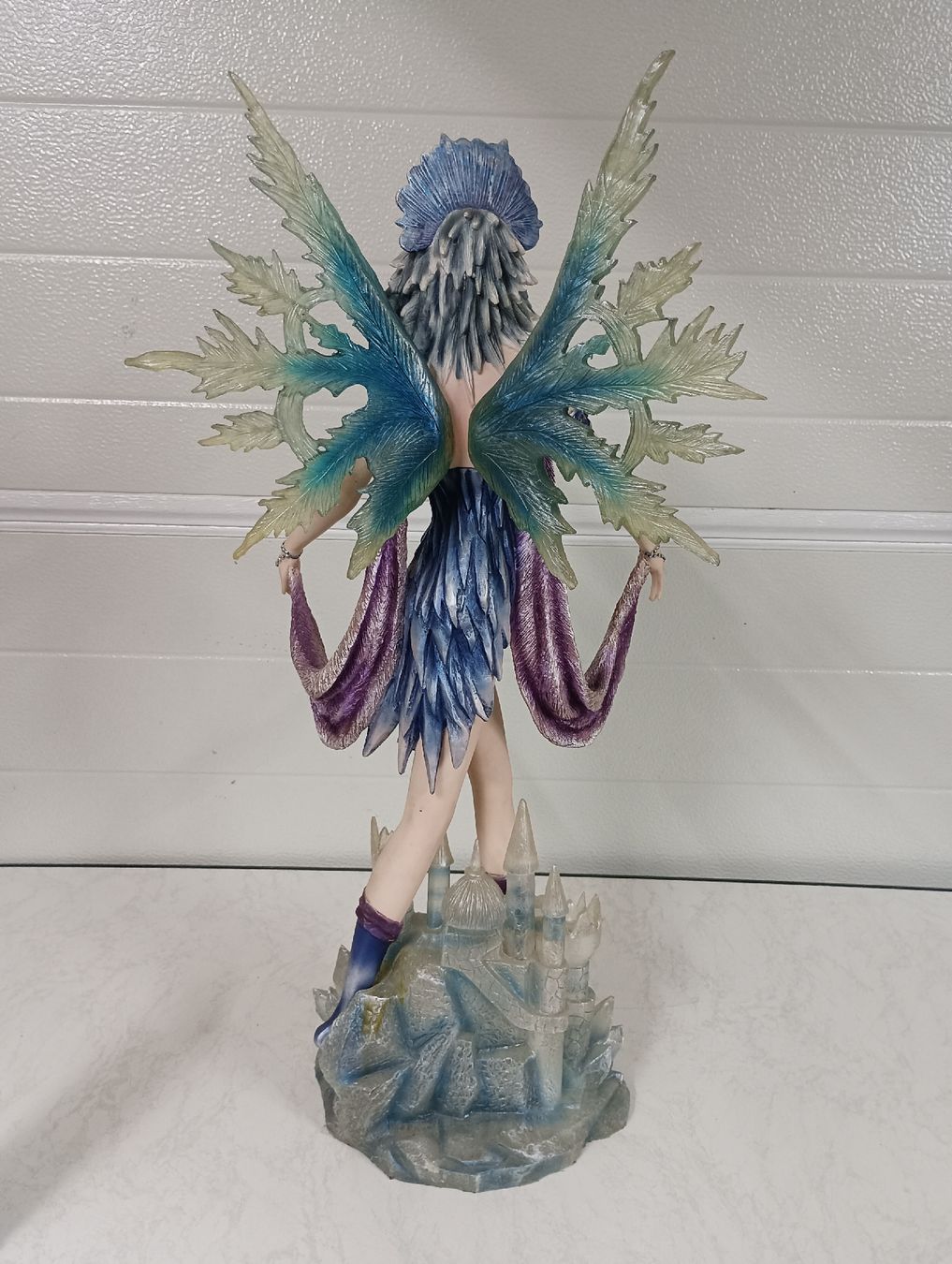 Statuette: Grosse Fee Elfe  Winterfee Eisfee Figur Rarität – Usato da Brislach venduto da Falke666 4