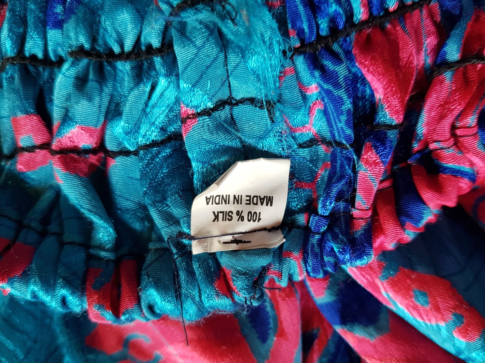 Pantaloni: 100% Soie Pantalon Évasé Taille Unique – Nuovo (secondo la descrizione) da Haute-Nendaz venduto da Violette123 2