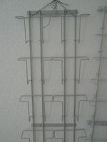 Postkartenständer Wandmontage Gitter Metall 3 St