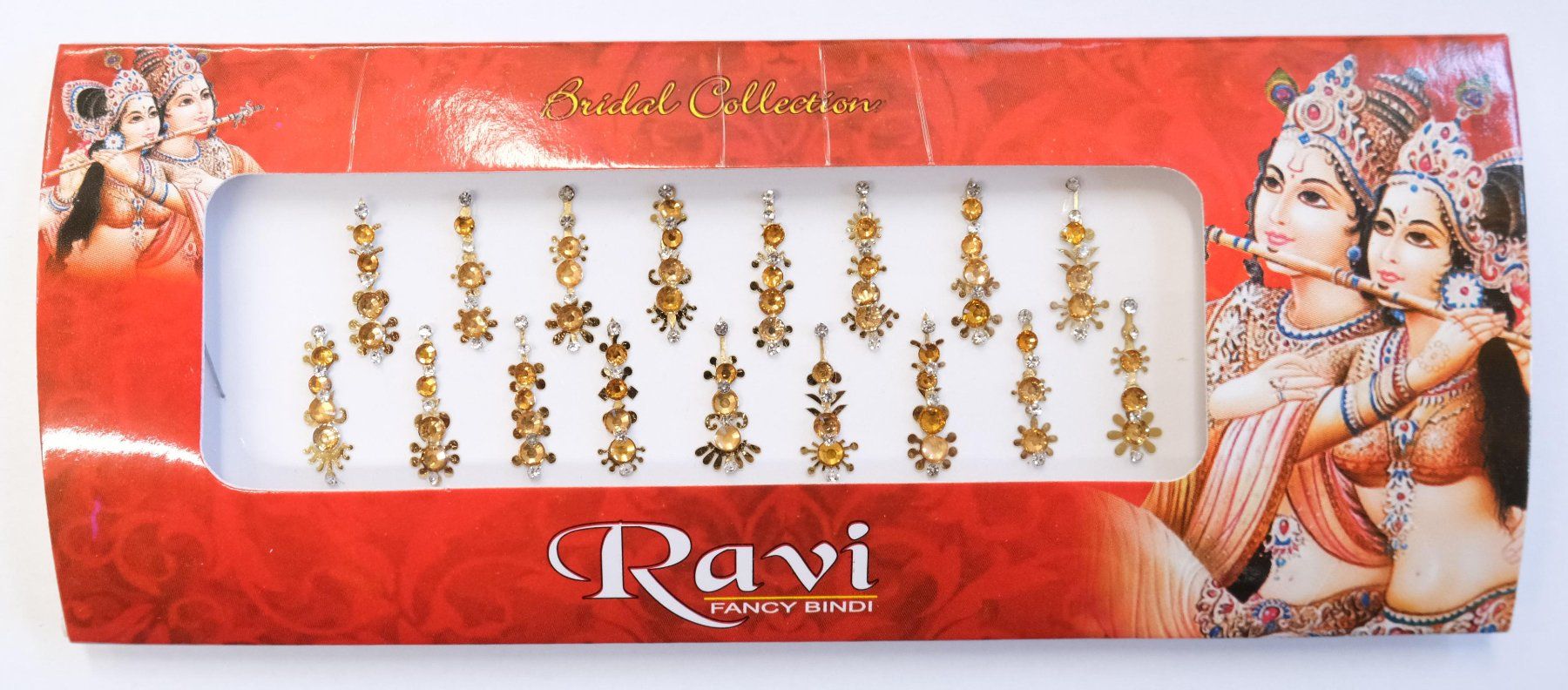 Make-up: Bindi Stickers selbstklebender Gesichts Schmuck gold – Nuovo (secondo la descrizione) da Zürich venduto da Masala-Oase