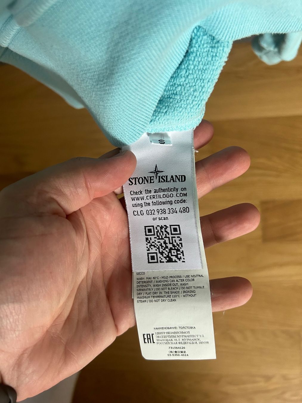 Stone Island Maglioni & Felpe: Stone Island Pullover - Hellblau Grösse S – Nuovo (secondo la descrizione) da Neftenbach venduto da Vespa796 3