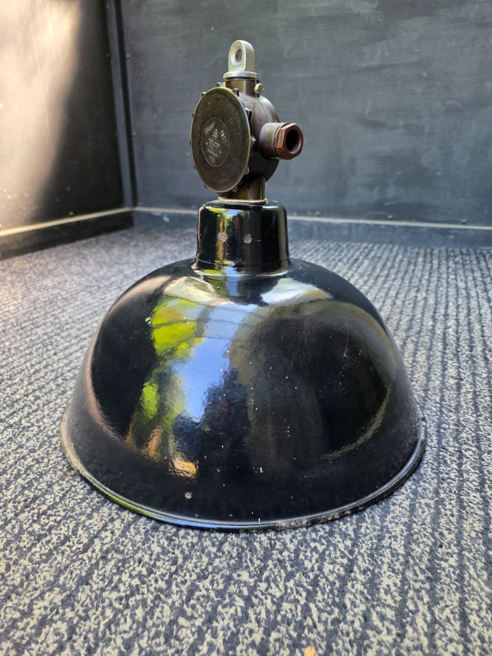 Lampade: Industrielampe / Fabriklampe aus Emaille – Usato da Zürich venduto da mar_eis667 1