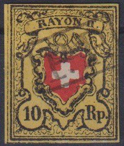 Alle Briefmarken: TOP Fälschung Rayon 16II mit P.P. im Kästchen++++ – Gebraucht aus Samnaun-Compatsch von Muckimu