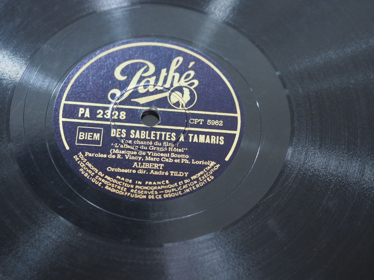 Dischi in vinile: DISQUES 78 TOURS – Usato da Lausanne venduto da Leag 4