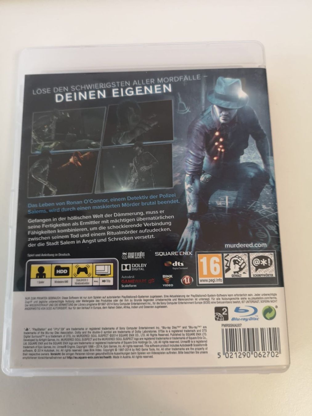 Jeux: Murdered Soul Suspect (PS3) – D'occasion à Herisau par Seyashop1 2