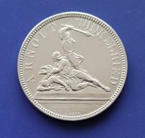 Silber Schützentaler 1861 Stans Top Erhaltung