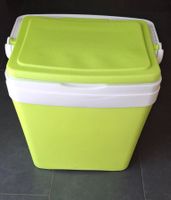 Kühlbox 25L grün-weiss, super für Ausflüge, Camping ☀️🧊