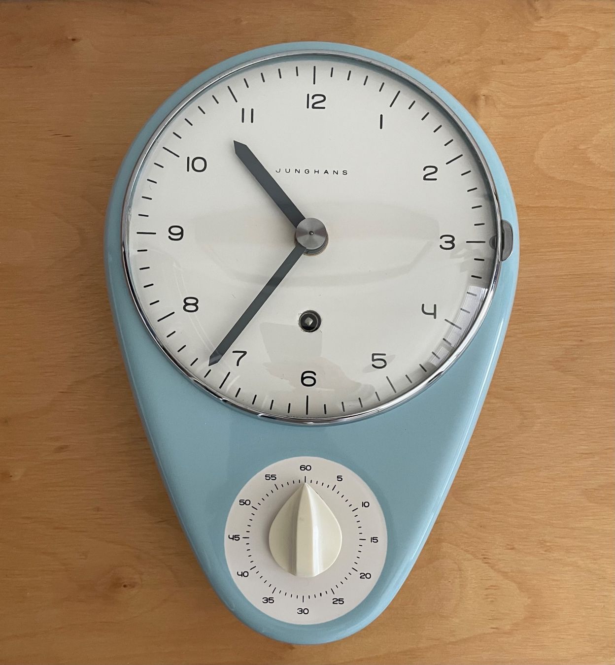 Junghans Orologi da terra & Orologi da parete: Max Bill - Junghans - Küchenuhr – Usato da Zürich venduto da derLaufderDinge