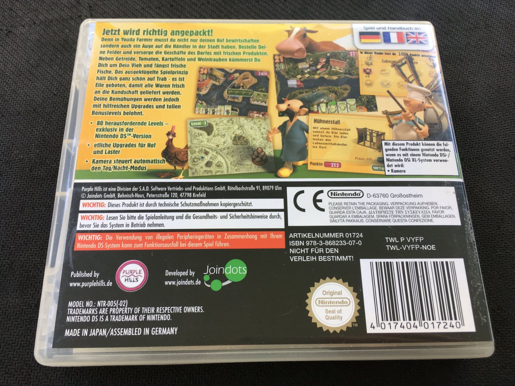 Nintendo Jeux: Youda Farmer - Nintendo DS – D'occasion à St.Gallen par sjosjo 1