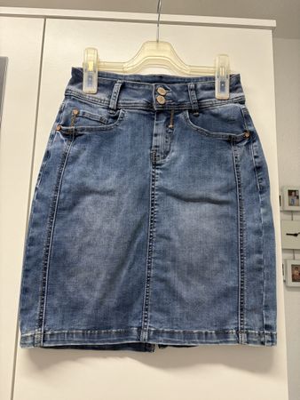Jeansrock Damen blau, Grösse 34