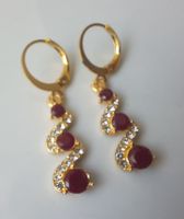 Boucles d'oreilles vintage plaqué ok 14K