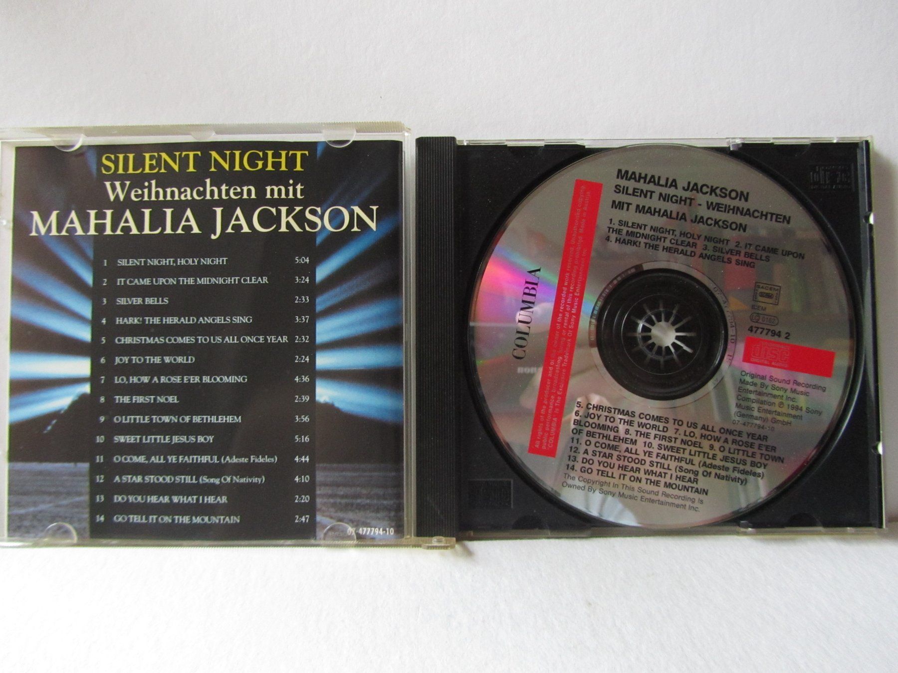 CD: Mahalia Jackson, CD, Silent Night - Weihnachten – Usato da Weiningen ZH venduto da dietsch57 2