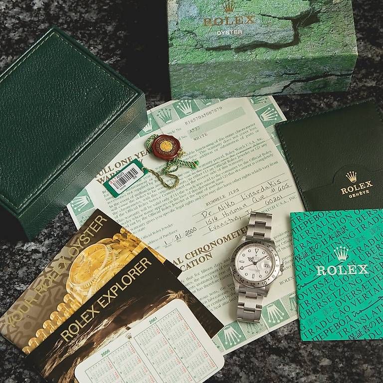 Orologi: Rolex Explorer II, ref. 16570, vendue en 2000 – Usato da Lausanne venduto da inf_dft9 4