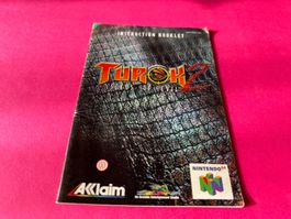 ANLEITUNG FÜR TUROK 2 NINTENDO 64