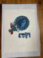 Rudolf Mirer, Lithografie 147/300, 1992, Woher? Wohin?