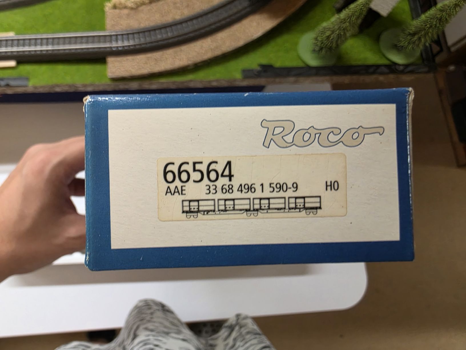 Roco Modellini di ferrovie: Wagon Roco 66564 PTT H0 – Usato da Ballaigues venduto da Gstaad97 1