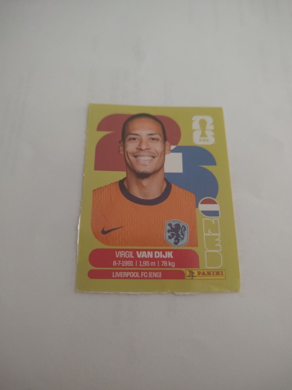 Panini Carte collezionabili: Sticker WM 2026 Virgil Van Dijk – Nuovo (secondo la descrizione) da Claro venduto da dedessinho