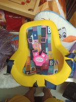 Baby Born Fahrradsitz Kindersitz gelb guter Zustand