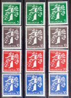 SUISSE 1939: Expo nationale, les séries de/fr/it, **