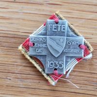 Médaille Ancien Insigne/Badge Suisse Reconvilier 1935