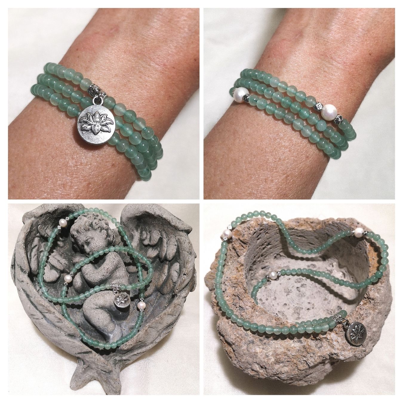 Armbänder & -reifen: 108 Mala Perlen Multilayer Armk. - Spendenaktion – Neu (gemäss Beschreibung) aus Unterkulm von Nachtigall