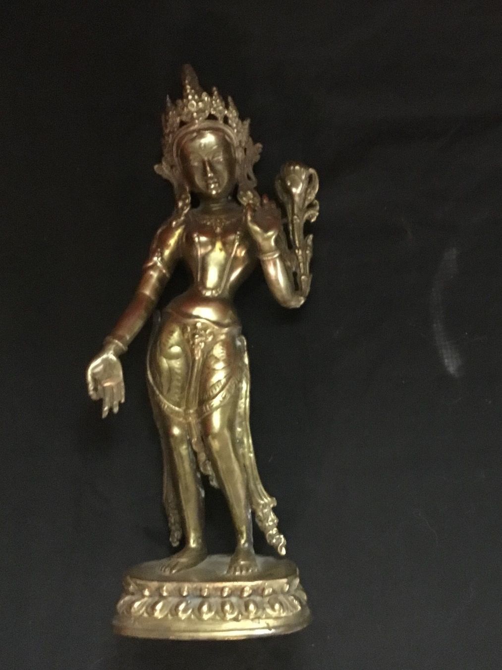 Sculture & Statue: Bronze Tara Figur, Nepal, Handarbeit – Usato da Schlieren venduto da Jeajet