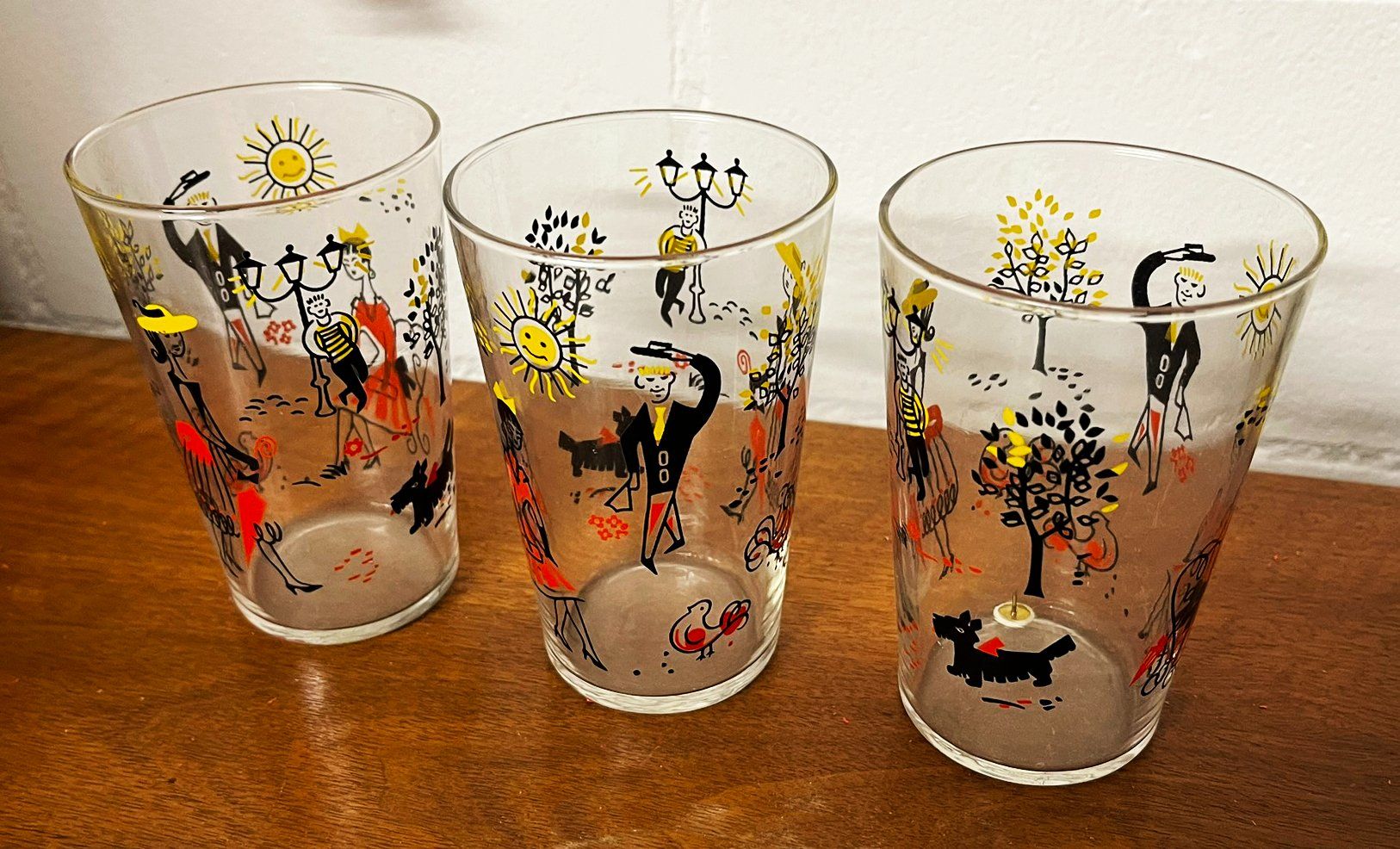 Bicchieri: Designklassiker: MID CENTURY GLÄSERSET – Usato da Frenkendorf venduto da Yard-Sale-2000 3