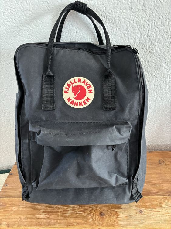 fjällräven kanken rucksack schwarz Fjallraven lightweight Vinylon F fabric that is able to withstand dirt and wetness Fjällräven Kånken ab 69,9 €