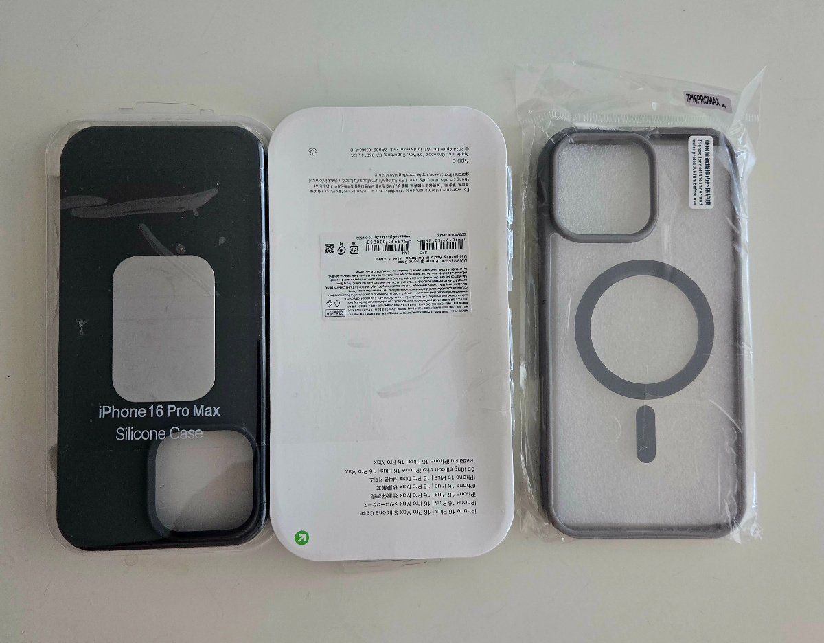 Apple Cover & Protezioni schermo: 3 x Case Cover iPhone 16 Pro Max – Usato da Riedt b. Erlen venduto da 63ak 1
