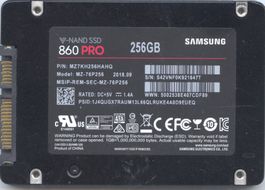 Samsung SSD 860 PRO 256GB 2,5" SATA III SSD