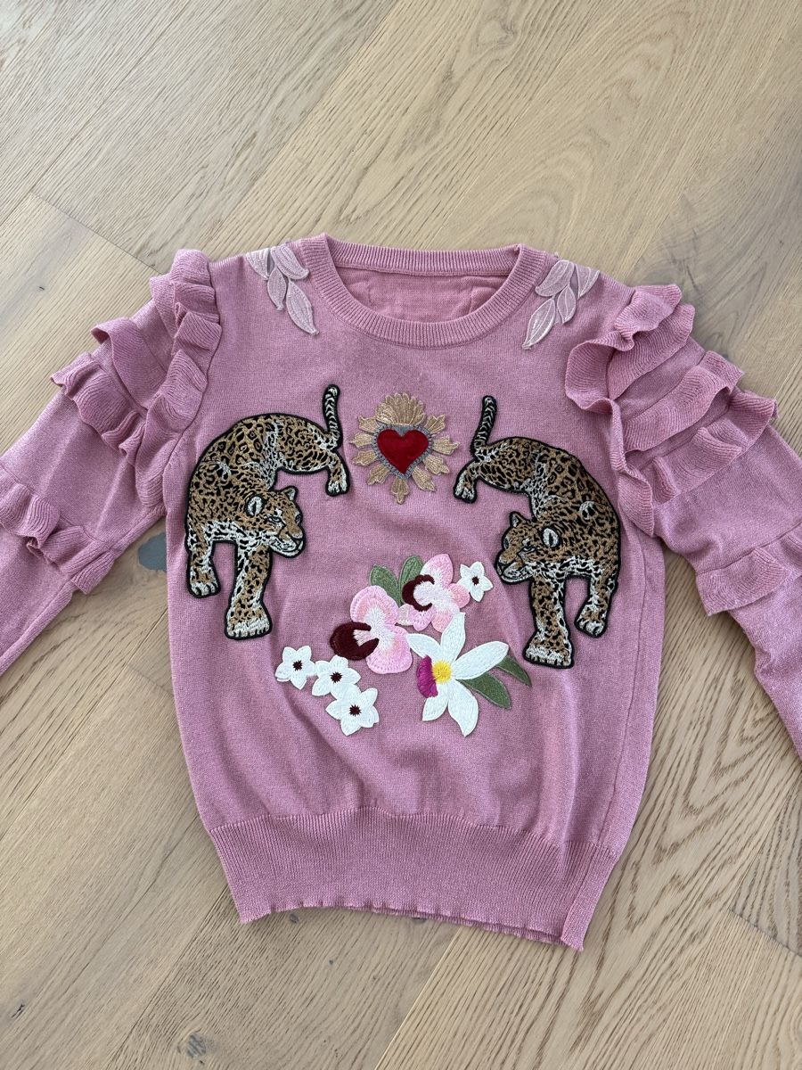 Maglioni & Felpe: Damen Pullover mit Leoparden Gr. S – Usato da Richterswil venduto da KAYLEIGH_77