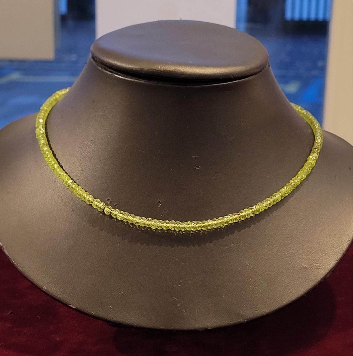 Catenine: Grüne Steinkette – Nuovo e nell'imballaggio originale da Münsingen venduto da Goldschmiede_Ambrosi