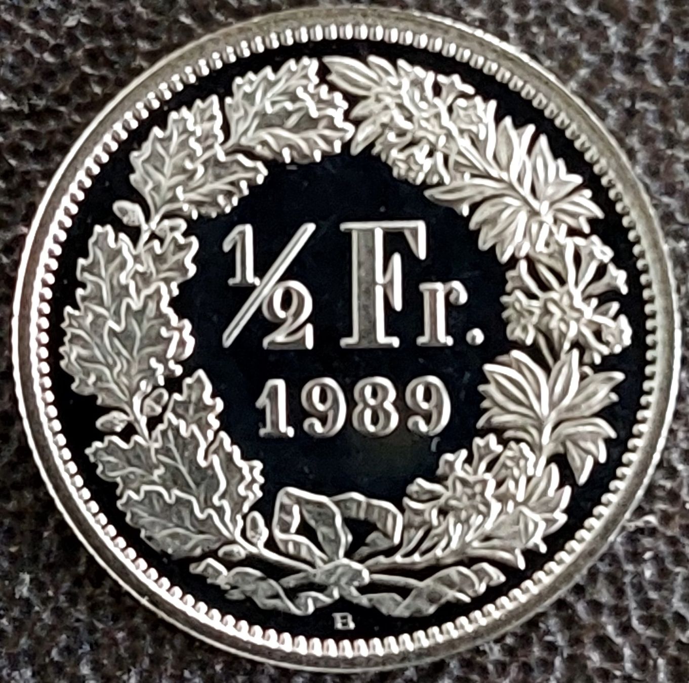 Tutti le monete: 50 Rappen 1989 stgl. / aus Münzsatz – Nuovo (secondo la descrizione) da Arch venduto da coinsandmore