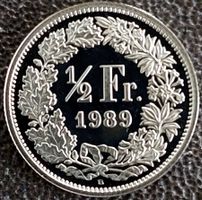 50 Rappen 1990 stgl. / aus Münzsatz