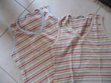 2 Damen Shirts gestreift Grösse XXL sehr guter Zustand