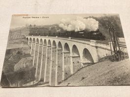 Express Genève -ZÜRICH 2 locomotives 1907