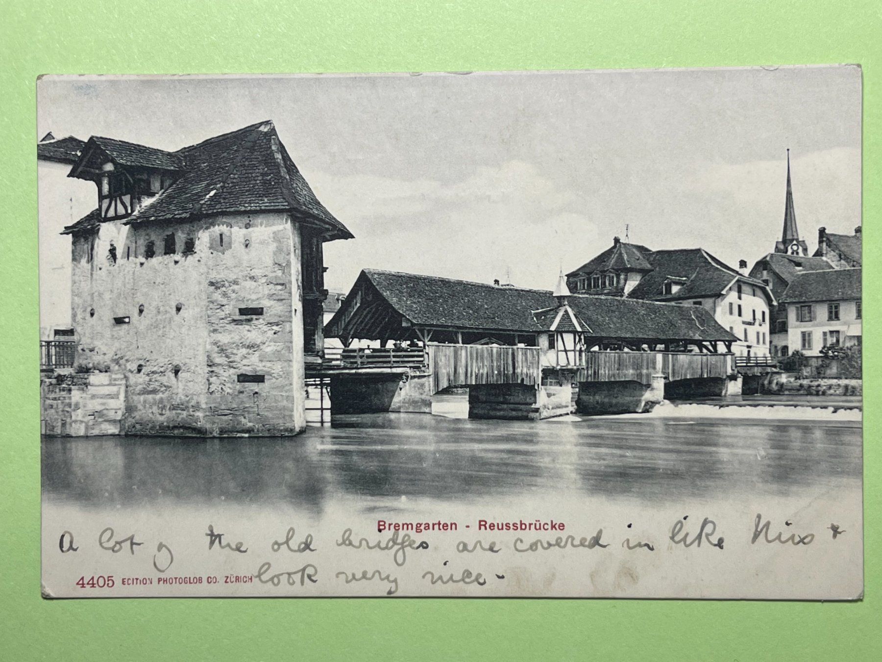 Cartoline postali: Bremgarten - Reussbrücke – Usato da Steg VS venduto da _vinci_